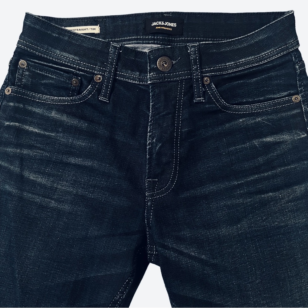 Jack & Jones Men’s Slim Straight Fit Jeans Intelligence / Blue / Size 28x32